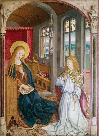 The Annunciation by Master of Liesborn